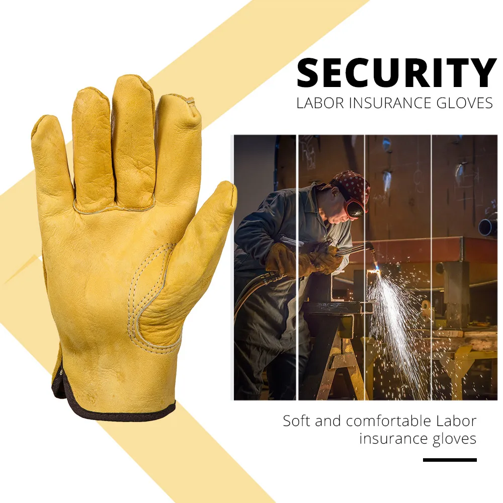 OZERO New Men's Work Gloves Cowhide Driver Security Protection Wear Safety Workers Welding Moto Gloves For Men 0007 OZERO New Men's Work Gloves Cowhide Driver Security Protection Wear Safety Workers Welding Moto Gloves For Men 0007