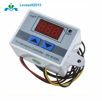 

220V 10A Digital LED Temperature Controller XH-W3001 For Arduino Cooling Heating Switch Thermostat + NTC Sensor
