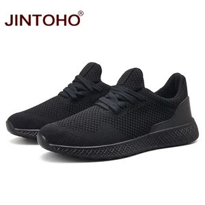 Image 2 - JINTOHO yaz erkek moda ayakkabılar nefes erkek rahat ayakkabılar siyah Sneakers erkekler marka rahat ayakkabılar erkekler Chaussure Homme