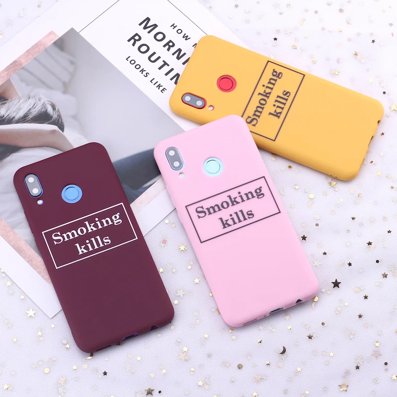 Силиконовый чехол для телефона Xiaomi Mi Redmi Note 5 6 7 8 9 10 lite Pro Plus с цитатами Tumblr курения