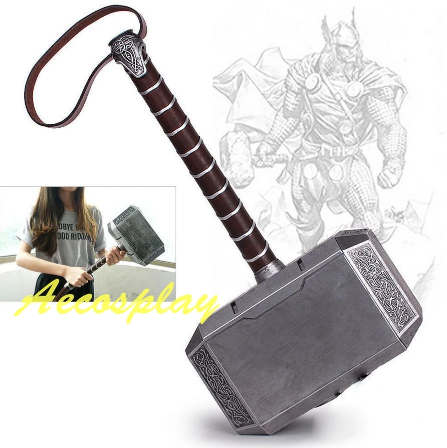 

New Collection Thor The Dark World Hammer Mjolnir Model Resin Cosplay Prop1:1
