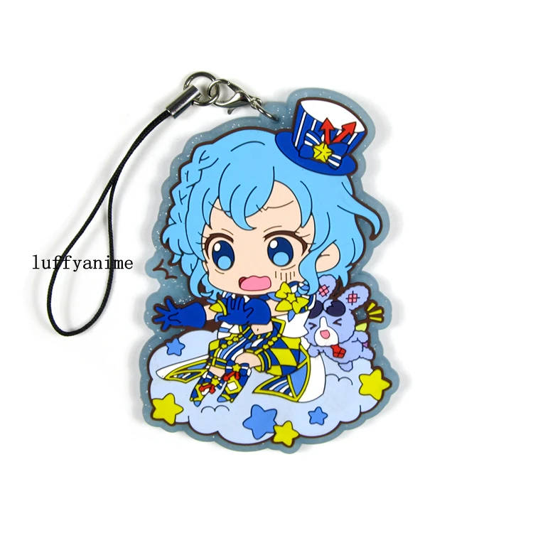 Pripara резиновая подвеска Falulu Manaka Laala Garuru японский аниме мультфильм ПВХ игрушка