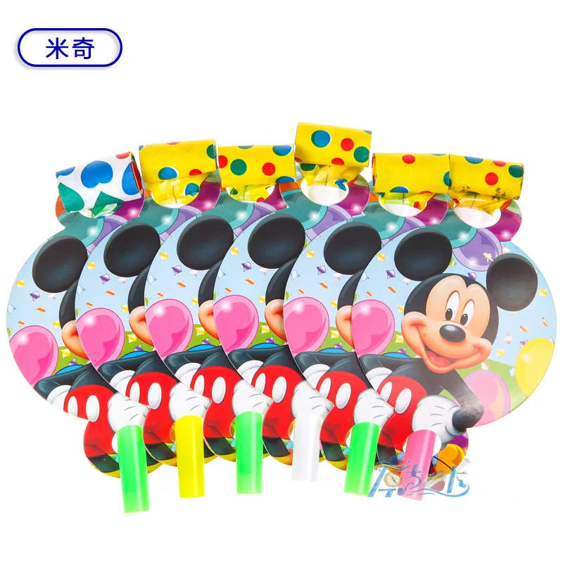 12pcs/lot cartoon Mickey Minnie Mouse Pirates Minions Toy