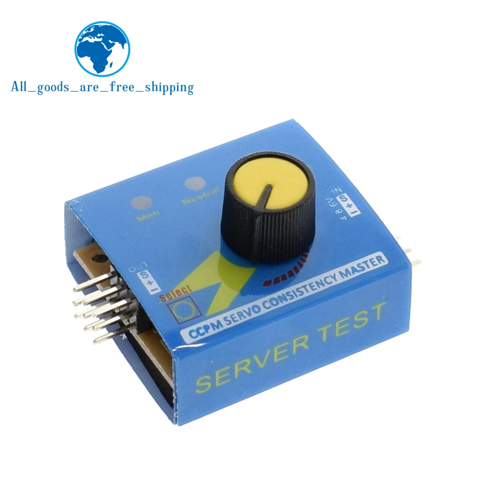 

TZT Servo Tester Gear Test CCPM Consistency Master Checker 3CH 4.8-6V with Indicator Light