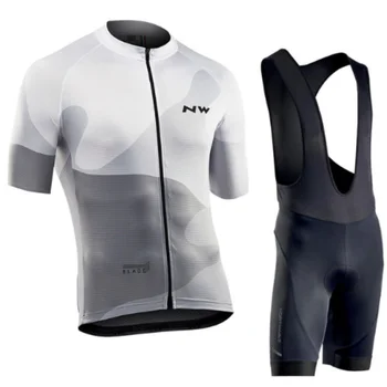 

2019 Pro NW Men's Cycling Jerseys Set Summer Cycling Wear Mountain Bike Clothes Bicycle Clothing MTB Bike Clothing Cycling Suit