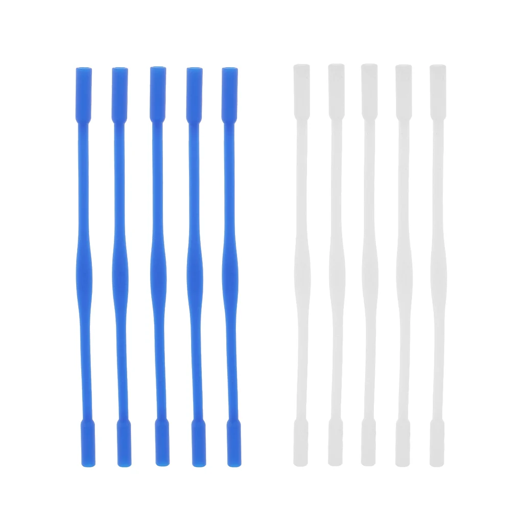Pack of 10pcs Kids Silicone Eyeglasses Glasses Non-Slip Strap Sports Band Cord Lanyards