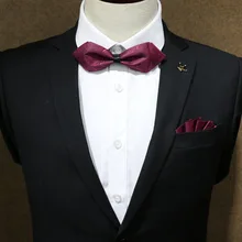 Mantieqingway Формальные Бизнес галстуки для мужчин рубашка бантом на воротнике, галстуки для свадьба регулируемый без рукавов, для детей, с полоской шеи галстук-бабочка(без носовой платок