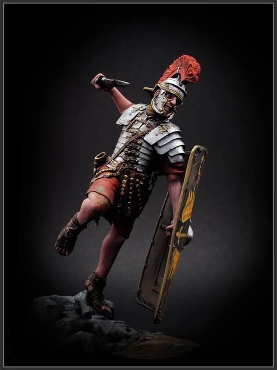

Unpainted Kit 1/24 Roman Optio, 1st century 75mm figure Historical Figure Resin Kit