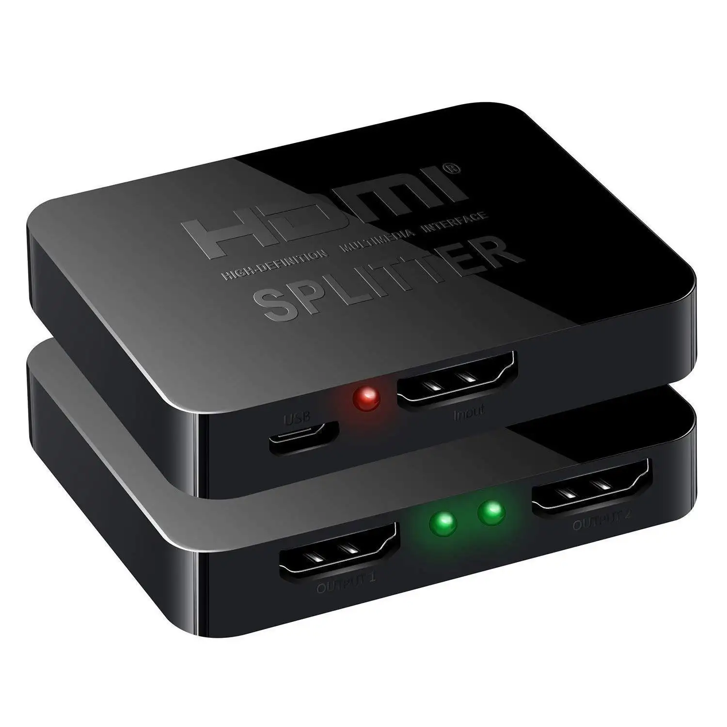 

4K HDMI Splitter HDCP Full HD 1080p Video HDMI Switch Switcher 1X2 Split 1 in 2 Out For HDTV DVD PS3 Xbox