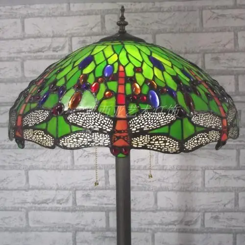 16 Inch Tiffany Style Dragonfly Stained Gl Floor Lamp For Living 16 Inch Tiffany Style Dragonfly Stained Gl Floor Lamp For Living Room Bedroom Home Decoration