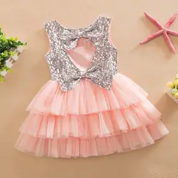 Летнее Детское платье для Обувь для девочек спинки Кружево многослойное платье для девочек платье с цветочным узором для девочек для