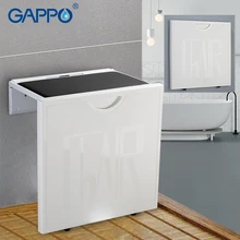 GAPPO настенные душевые сиденья, Складное Сиденье для душа, настенные душевые сиденья, табурет для душа, складное туалетное кресло для пожилых людей