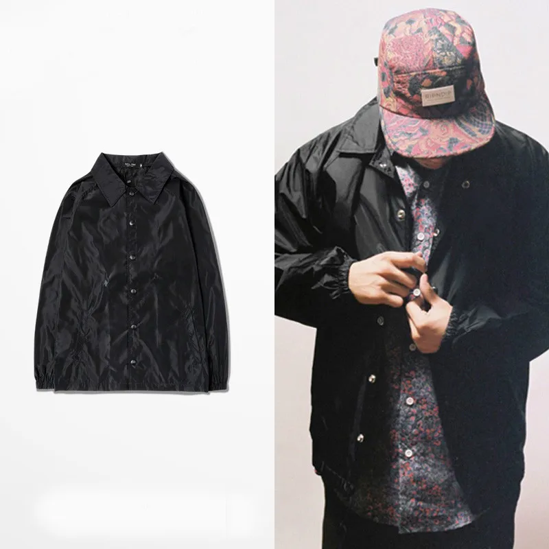 

New Fashion Spring Autumn Men Jackets Retro Coaches Coat Turn Down Collar Bomber Windbreaker Male Jacket and Coats