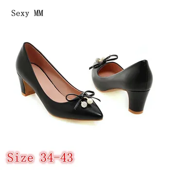 

High Heels Women Pumps Stiletto Woman Party Wedding High Heel Shoes Kitten Heels Plus Size 34 - 40 41 42 43