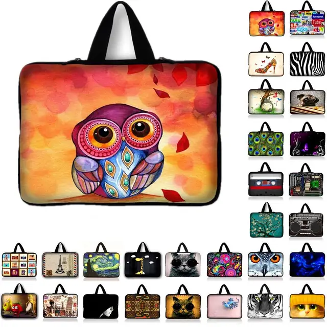 Owl Laptop Notebook Sleeve Bag Case Cover for 7 9.7 10.1 12 13 13.3 14