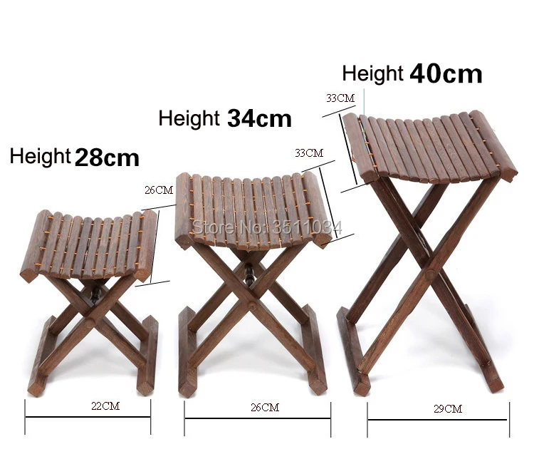 Портативный складной табурет Maza рыболовный табурет японский античный стул курица-Wingwood гостиная портативный маленький деревянный низкий