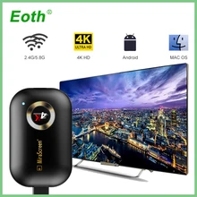 Mira экран G9 Plus 2,4G 5G 4K беспроводной HDMI Android tv stick Miracast приемник Airplay Wifi ключ зеркальный экран стример литой
