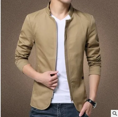 

Youth City Business Slim Men's Cotton Top Jacket Jacket-style Suit Men's Large Size Casual Dress Spring and Autumn Coat S-5XL