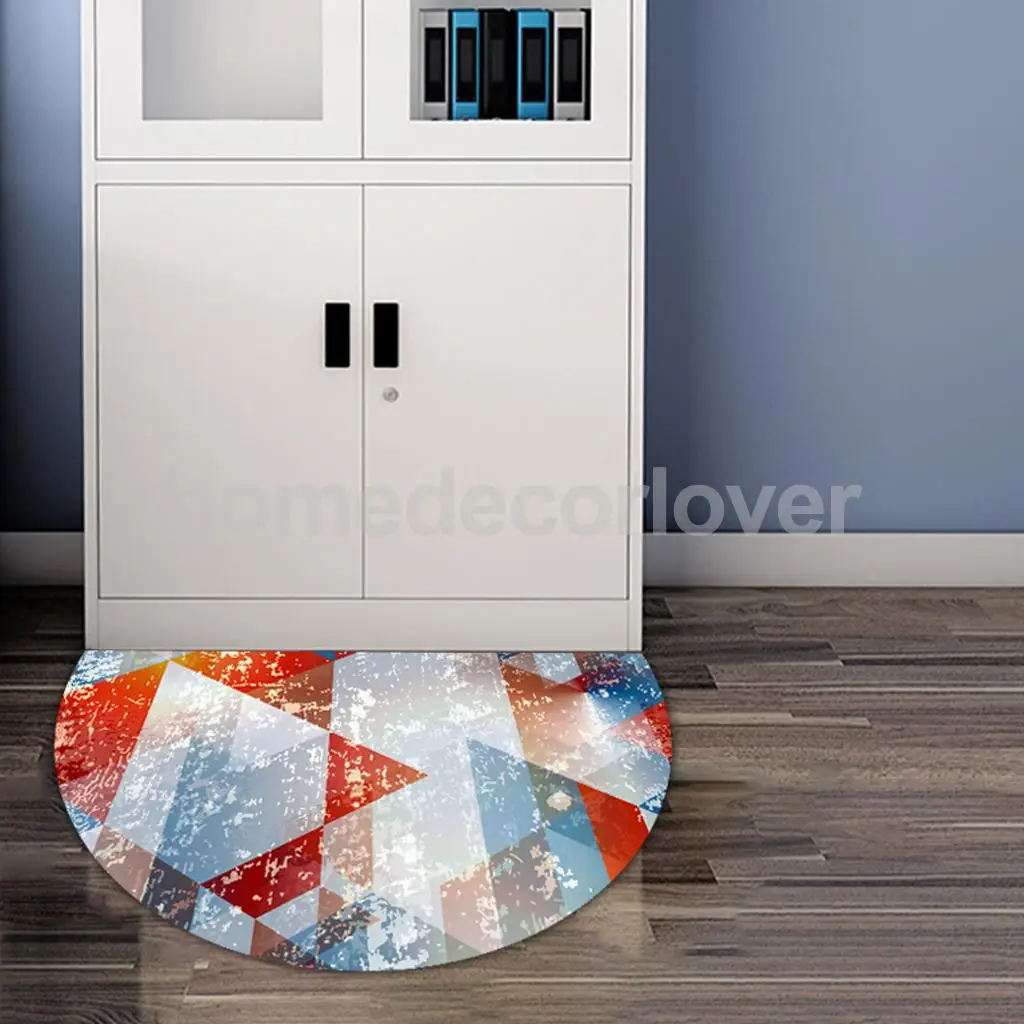 60cm Round 3D Desktop Table Top Countertop Furniture Protection Film Table Sticker PVC Film Decal Murals Cover Film	