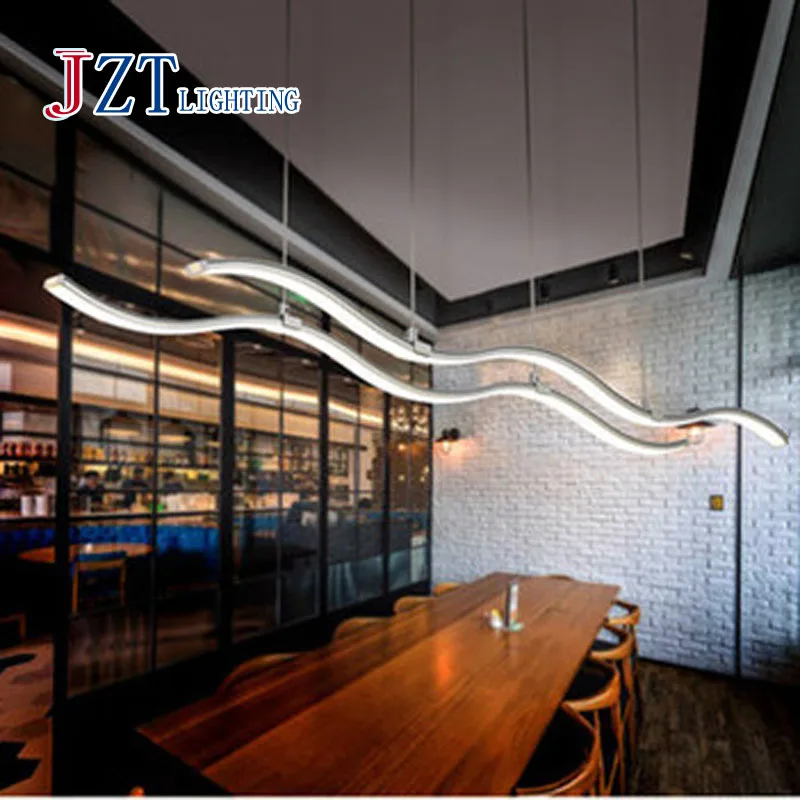 

T LED Creative Fish Wire Pendant light Acrylic Modern Simple LED light for Bar Restaurant Office With LED bulbs Gary 3 size