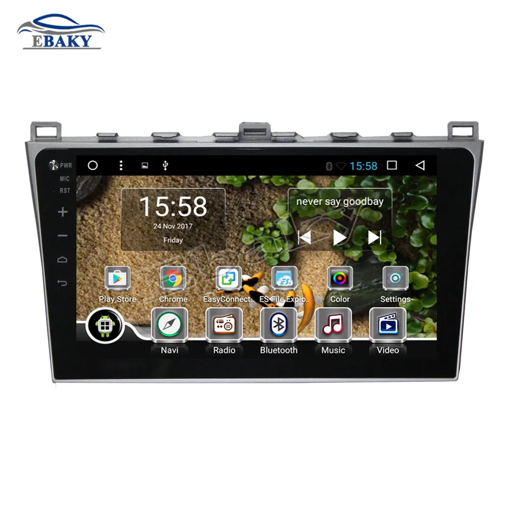 Clearance NaviTopia 9inch 1GB/2GB RAM Quad Core/Octa Core Android 7.1/8.1 Car DVD Radio for Mazda Core-wing 2010 with GPS/wifi/map 10