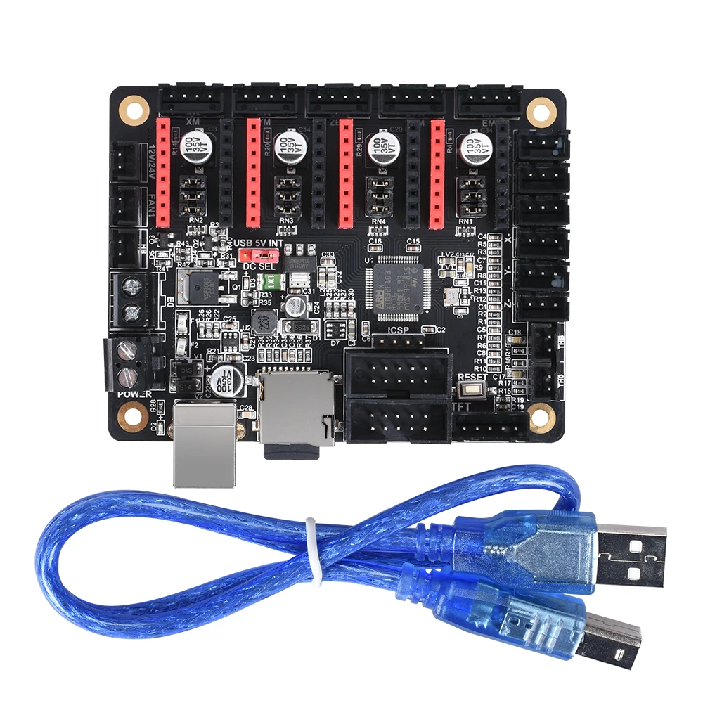 Материнская плата BIGTREETECH SKR MiNi V1.1 32 битная материнская с двойной осью Z TMC2208 TMC2130 TFT 2