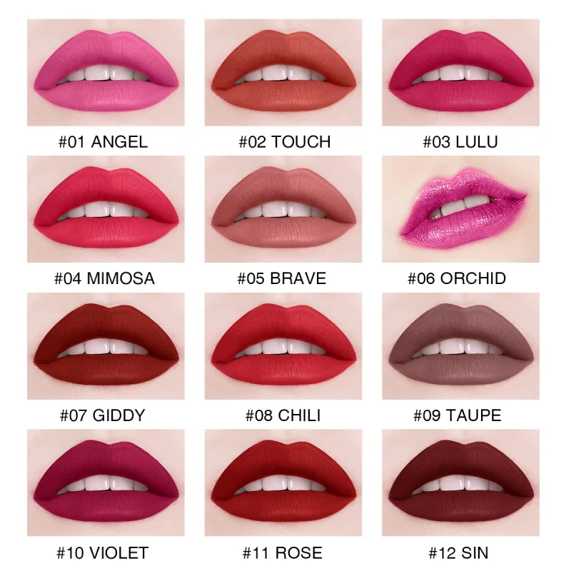 2019 Waterproof Lip Gloss Paint Pigments Long Lasting Wine Red Liquid Lipstick Vivid Matte Sexy Women Lip Cosmetic beauty 2019 Waterproof Lip Gloss Paint Pigments Long Lasting Wine Red Liquid Lipstick Vivid Matte Sexy Women Lip Cosmetic beauty