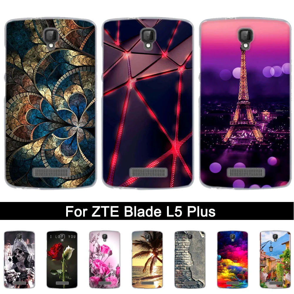 

Printing Silicone Phone Case For ZTE Blade L5 Plus Painted Soft TPU Back Cover For ZTE L5 Plus Protection Shells For zte l5 plus