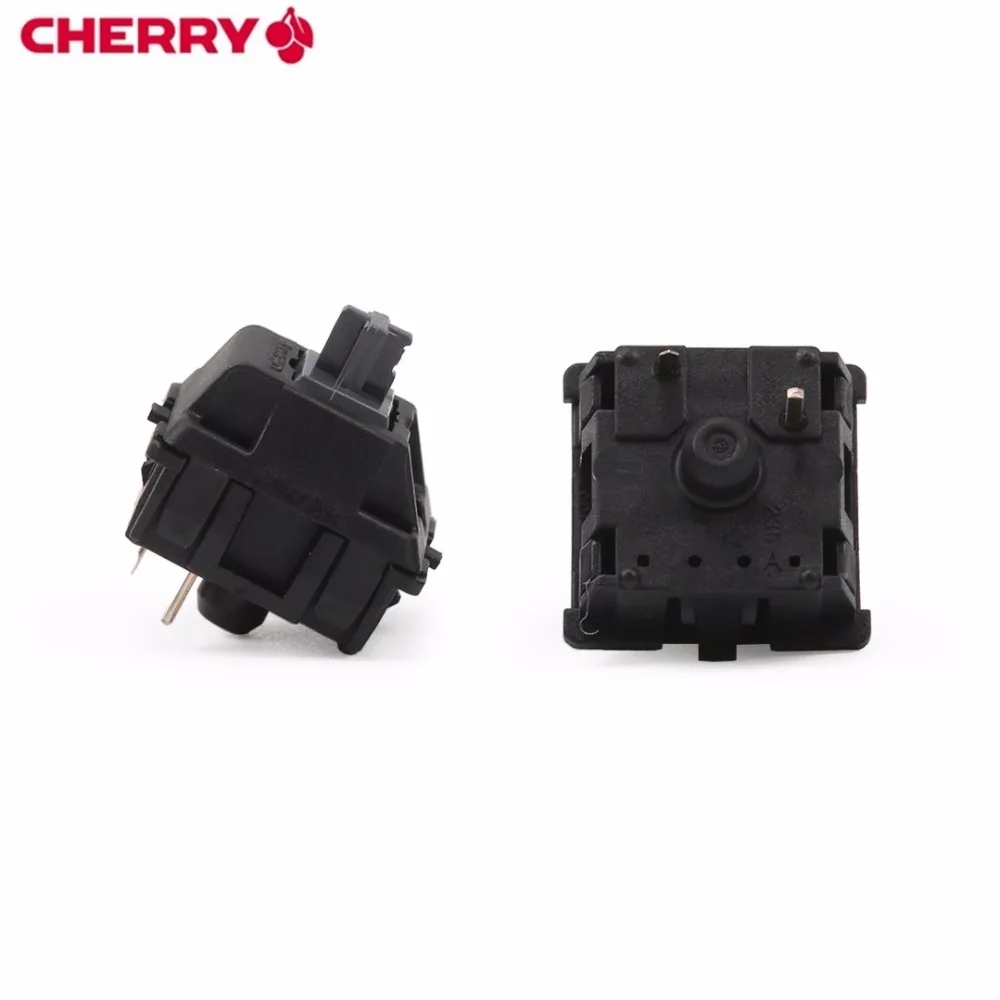 Оригинальный бесшумный переключатель CHERRY MX красный черный 3 контактный
