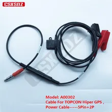 Topcon gps Hiper кабель питания A00302 кабель для gps Hiper Lite проводной SAE 2Pin до 5Pin