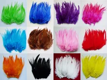 200 pcs Cores Misturadas penas de Galo 10-15 cm plumas de Faisão cauda de frango para o chapéu/máscara do partido dreamcatcher artesanato decorações