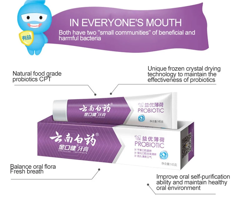Зубная паста для взрослых Mentha Тип 45 г снижение трения повреждения улучшение проблемы полости рта сохранение здоровья полости рта свежий