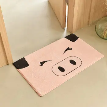 

Cartoon Floor Rug Bathroom Door Household Non-slip Vacuum Absorbent Bedroom Soft Carpet