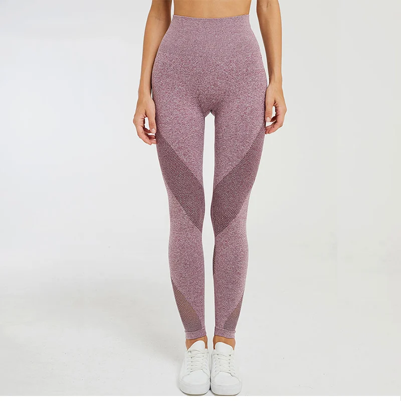 Women New Compression Tummy Control Seamless Leggings High Waisted Gym Leggins Workout Legging Yoga Pants Active Wear