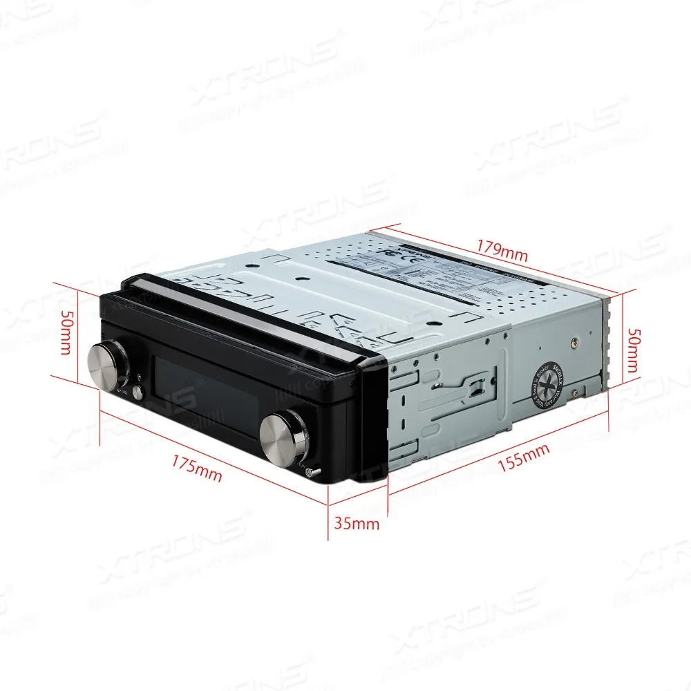 Discount 7" Motorized Detachable Panel One Din Car DVD Single Din Car Navigation 1 Din Car Radio with Rhythmical/Colorized LED Display 5