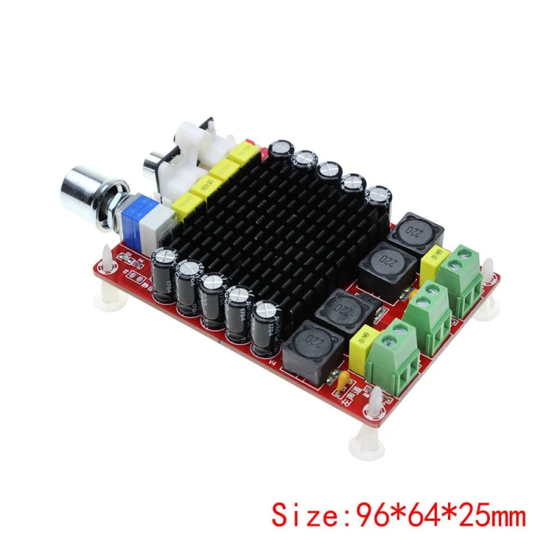 TDA7498 placa amplificador de potencia Digital 100 W + 100 W amplificador de Audio estéreo de doble canal Clase D para altavoz DC 15-34 V E4-001