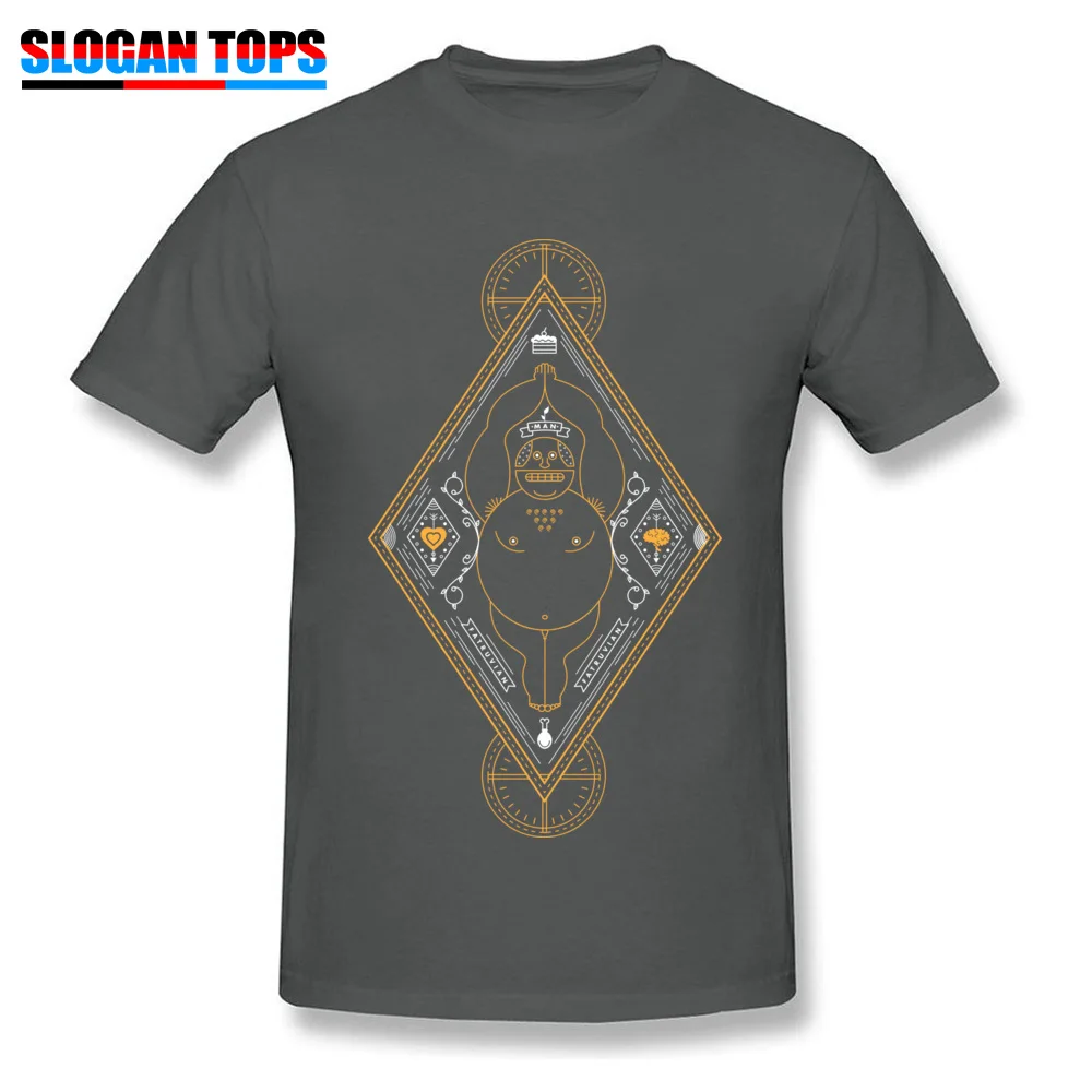 Vitruvian Fatso All Cotton Hip hop T Shirt Faddish Short Sleeve Men T-Shirt Fashionable Summer Tops Shirt Round Collar Vitruvian Fatso carbon