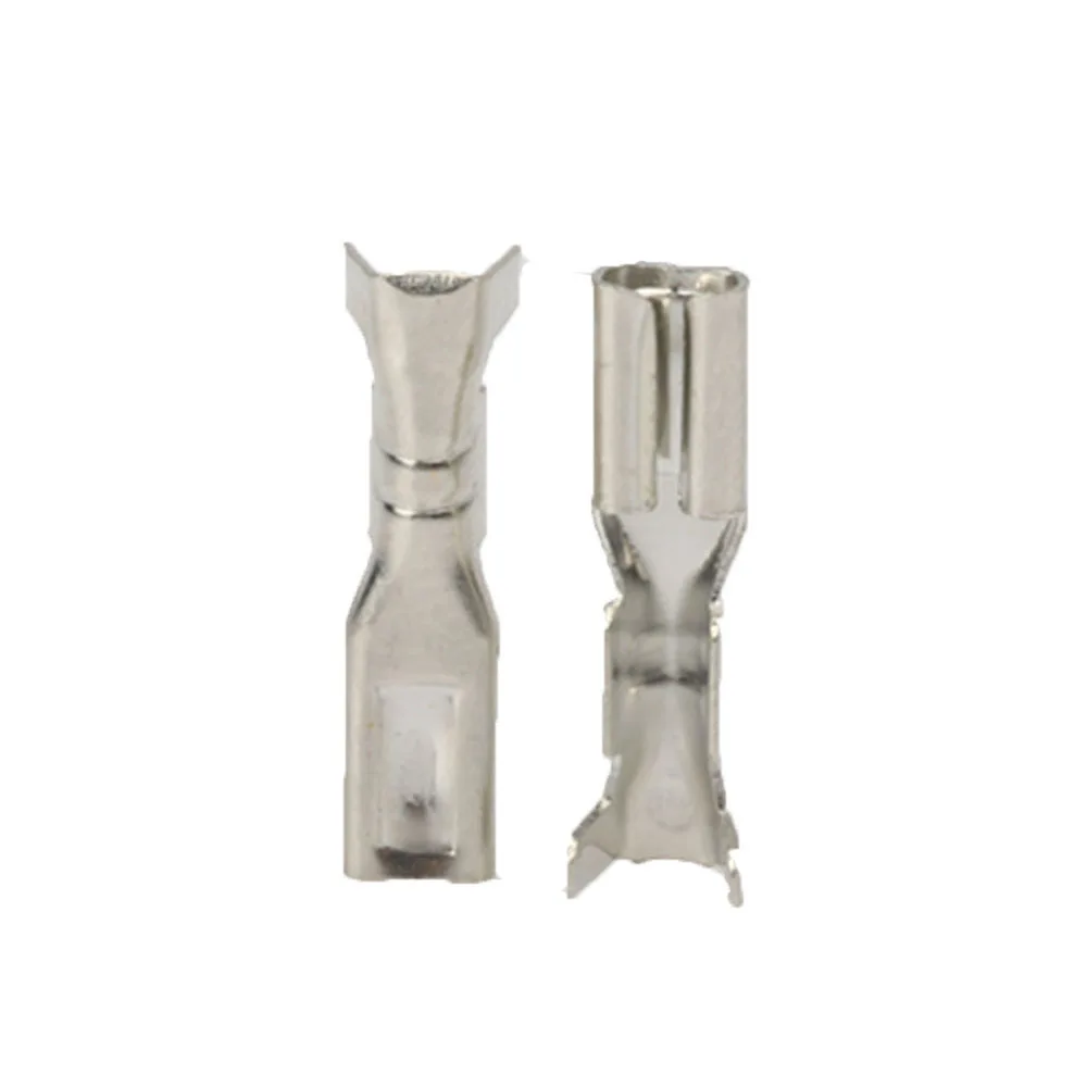 

100PCS 2.2 Plug spring 2.0 plug Plug-in cold crimp terminal Fit 0.2-0.5mm2 DJ622-D2A