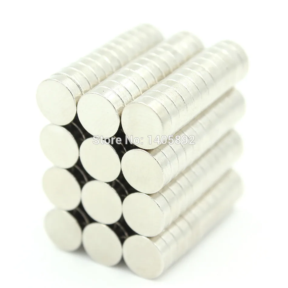 

500pcs Super Powerful Strong Bulk Small Round NdFeB Neodymium Disc Magnets Dia 3mm x 1mm N35 Rare Earth NdFeB Magnet