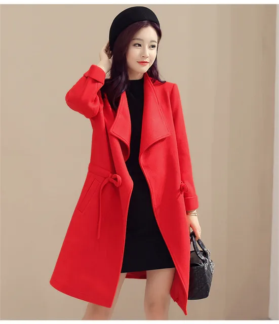 Aliexpress.com : Buy Korean Fashion Coats 2017 Women Woolen Coat Winter ...