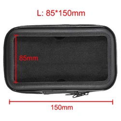 Waterproof Bike & Motorcycle Phone Holder Bag (L)