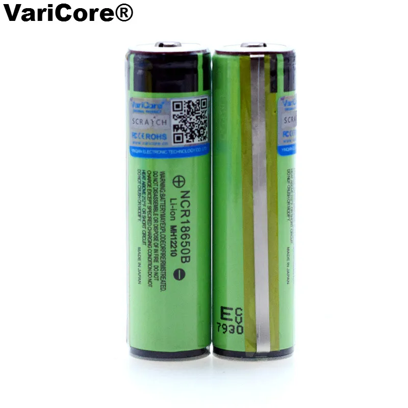 2 шт. .. 2017 защищенный оригинальный 18650 NCR18650B 3400mAh перезаряжаемый литий-ионный