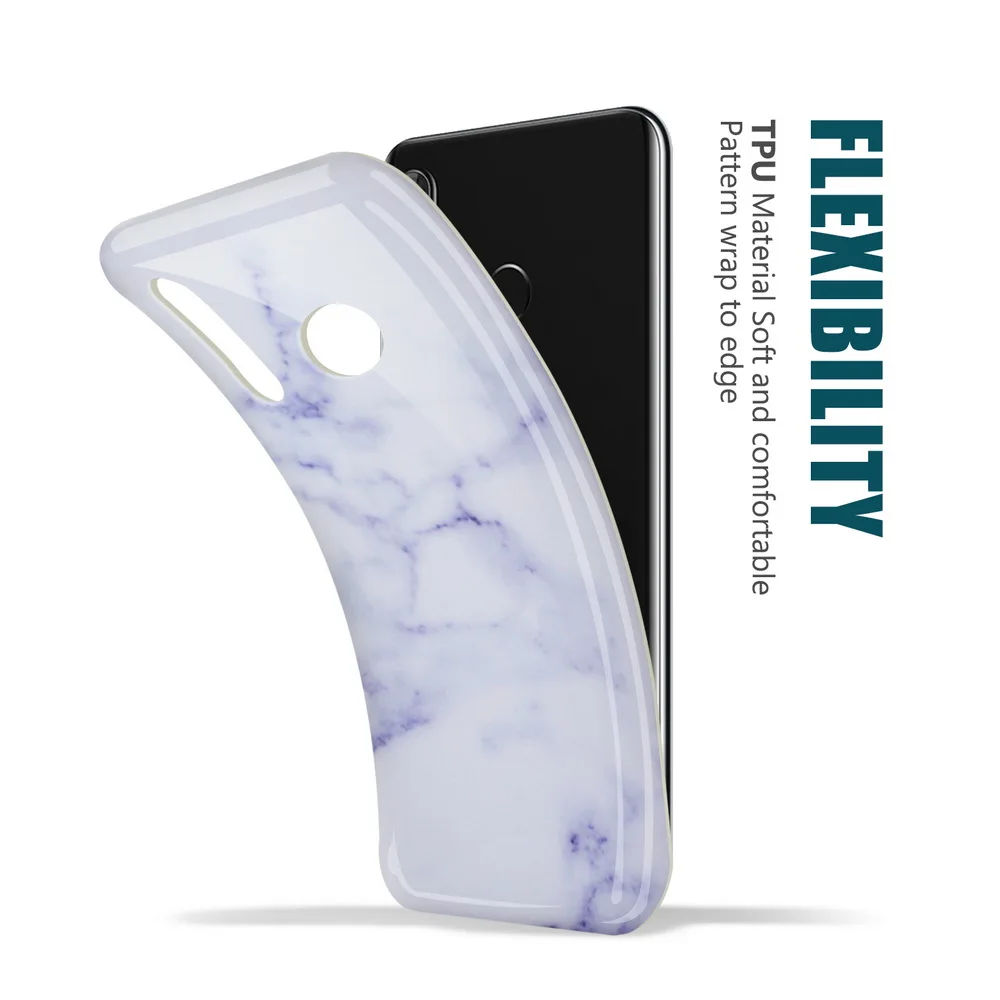 Чехол Netarlier Marble для huawei p30 lite p30pro защитный толстый imd чехол мягкая глянцевая