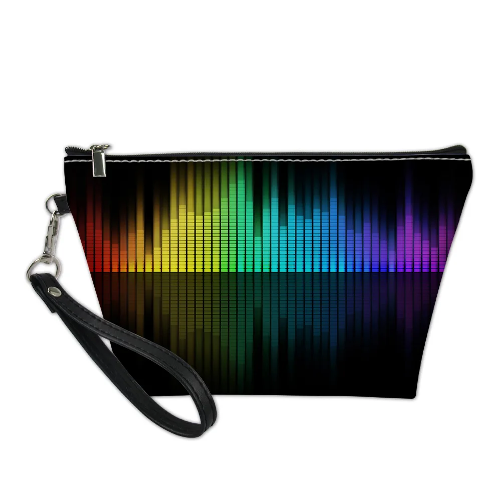 

NOISYDESIGNS Colorful Stripe 2019 Women Travel Cosmetic Bag Professional Necessaries Make Up Case Beauty Toiletry Bag Sweet Bags