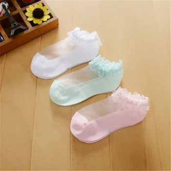 

Cute Lace Flower Mesh Summer Newborn Baby Socks Cotton Baby Girl Socks Anti Slip Socks Calcetines Recien Nacido