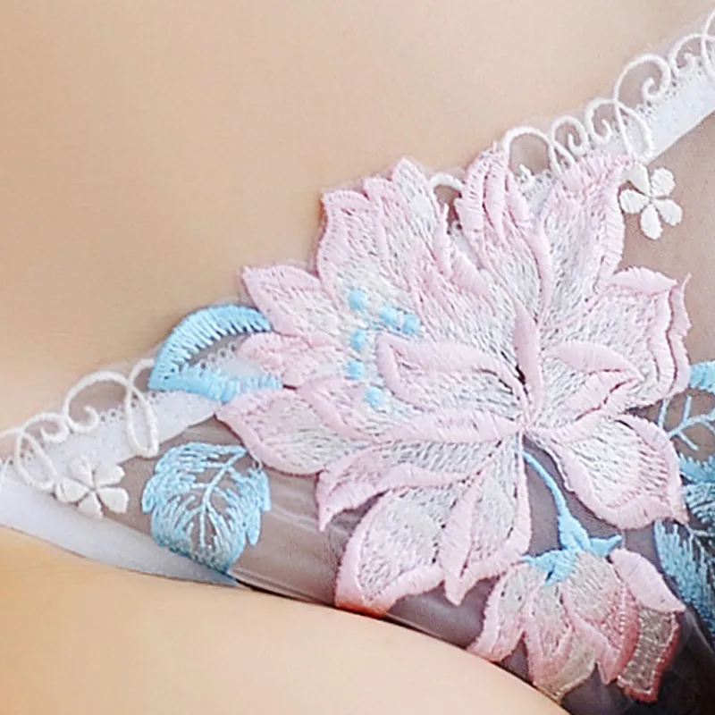 Нижнее белье женское прозрачные бесшовные кружевные трусы|sexy lace women panties|seamless