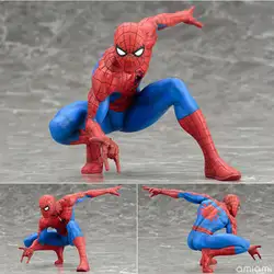 ARTFX + Статуя Человека-паука Удивительный Человек-паук предварительно окрашенная фигурка модель комплект для детей Рождественский подарок