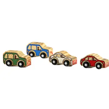 

Wood Double Decker Carrier Simulation Truck Car Transporter Model Early Learning Educational Toys For Children