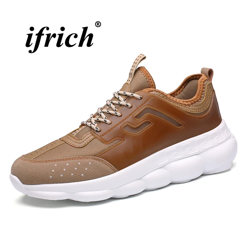 Athletic Running Shoes For Men Brown Beige Jogging Shoes Comfortable Male Trainers Sports 2018 New Arrival Gym Men Sneakers Athletic Running Shoes For Men Brown Beige Jogging Shoes Comfortable Male Trainers Sports 2018 New Arrival Gym Men Sneakers