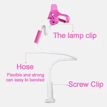 mobile clip holder for led Grow Light Tube 360 Rotating Mount For Hydroponics system grow tent geenhouse Flexible and strong